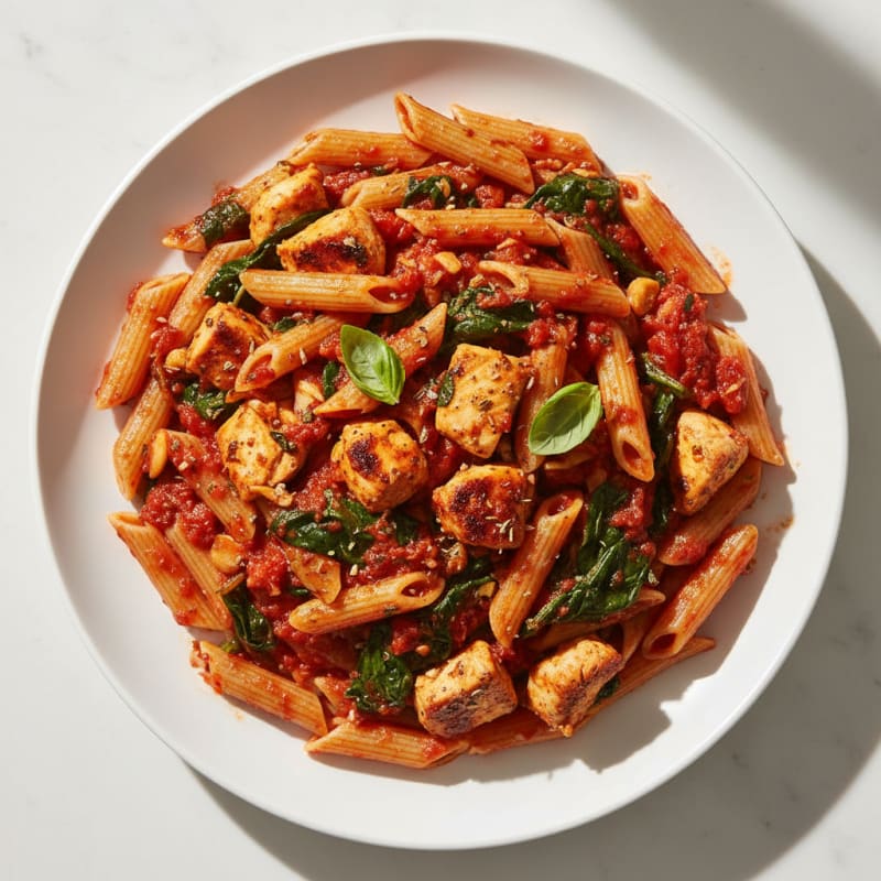 Chicken Penne with Marinara Sauce