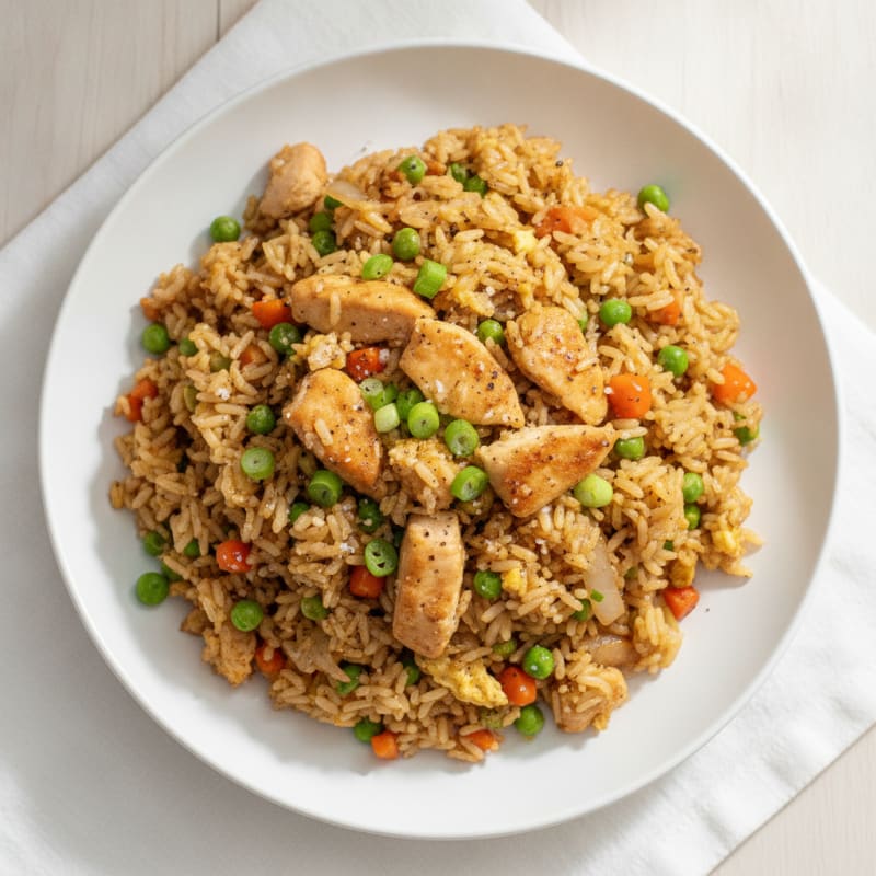 Chicken and Vegetable Fried Rice