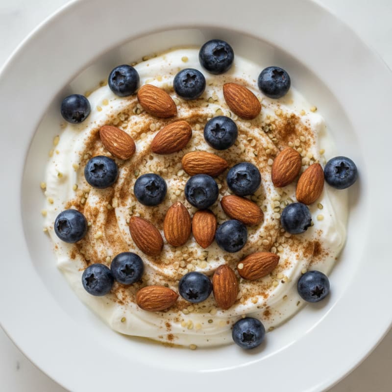 Berry-Almond Yogurt Bowl