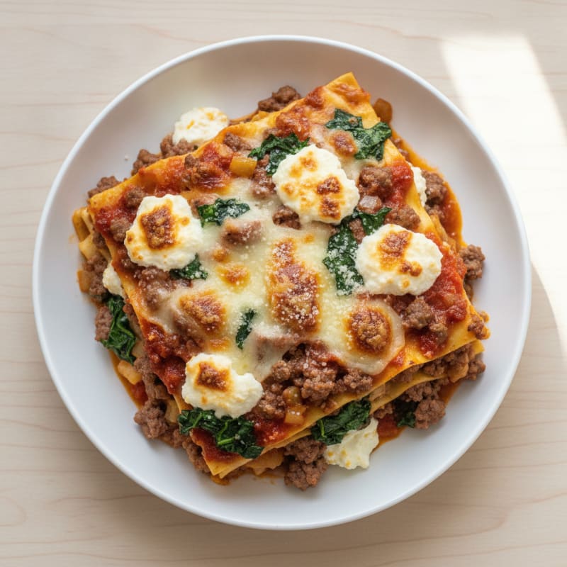 Classic Beef Lasagna Bake