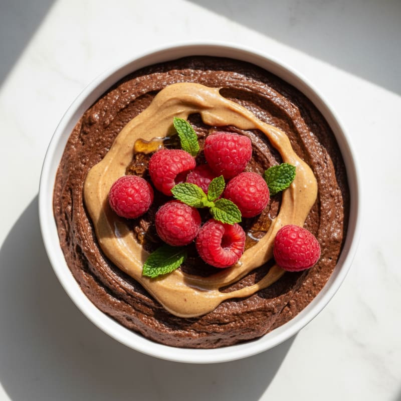 Silky Chocolate Protein Pudding with Greek Yogurt