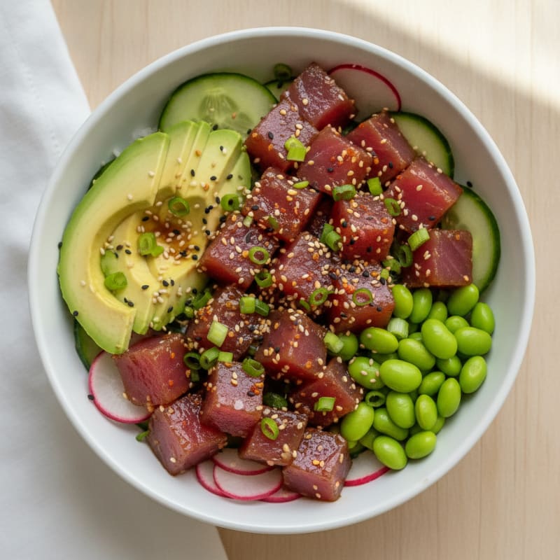 Ahi Tuna Poke Bowl