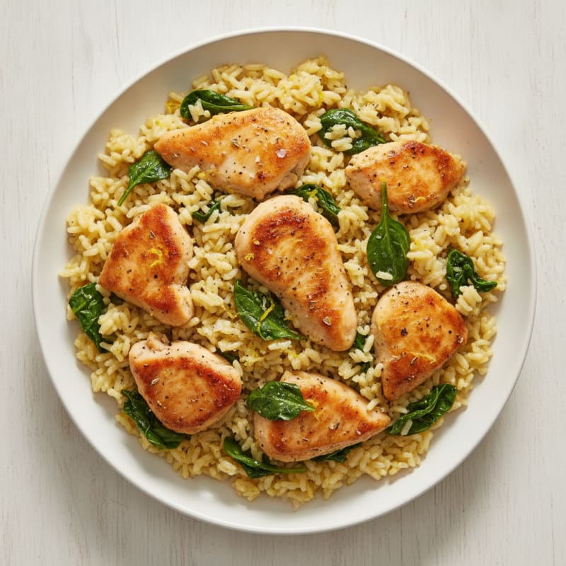 One-Pan Lemon Herb Chicken and Rice