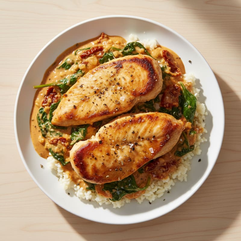 Creamy Tuscan Chicken Skillet