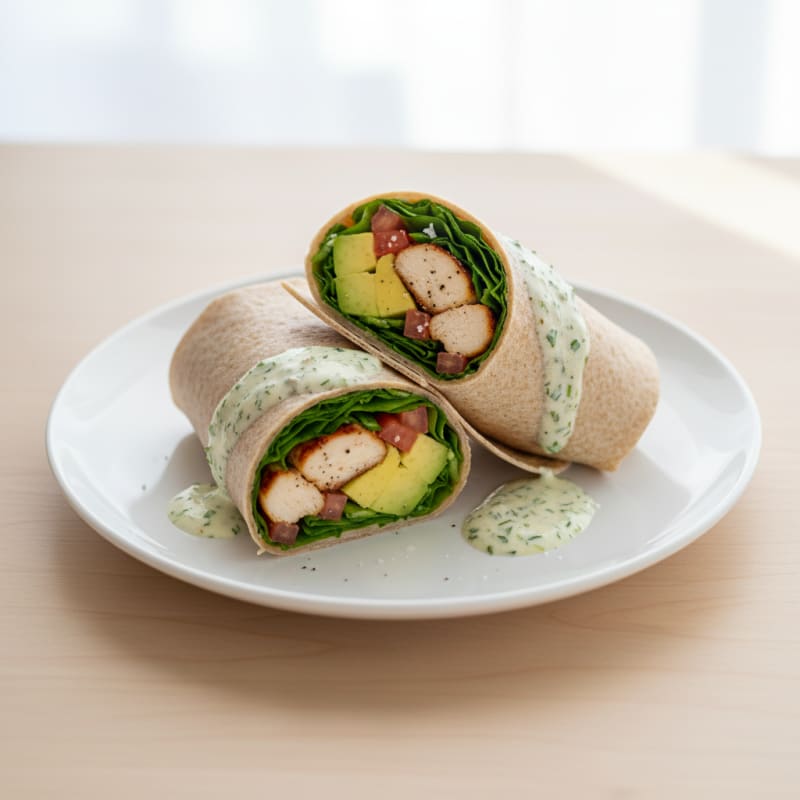 Chicken Avocado Ranch Wraps