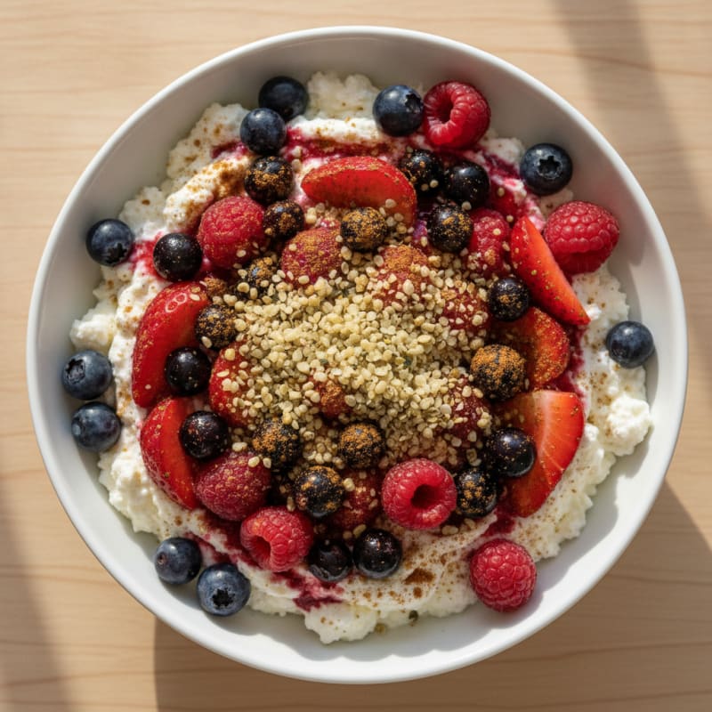 Berry Skyr Cottage Cheese Power Bowl