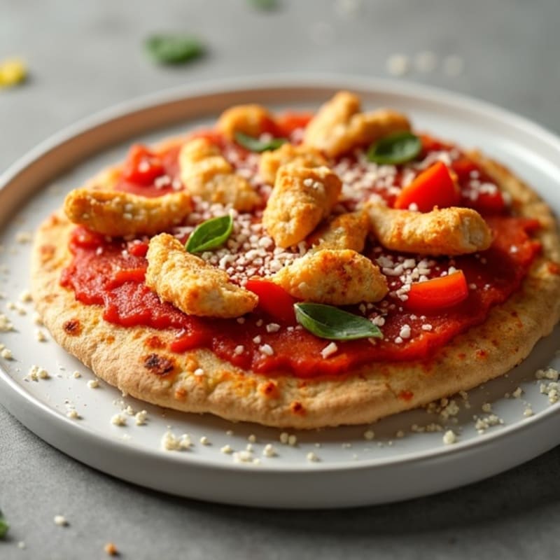 Crispy Chicken Pizza Bake