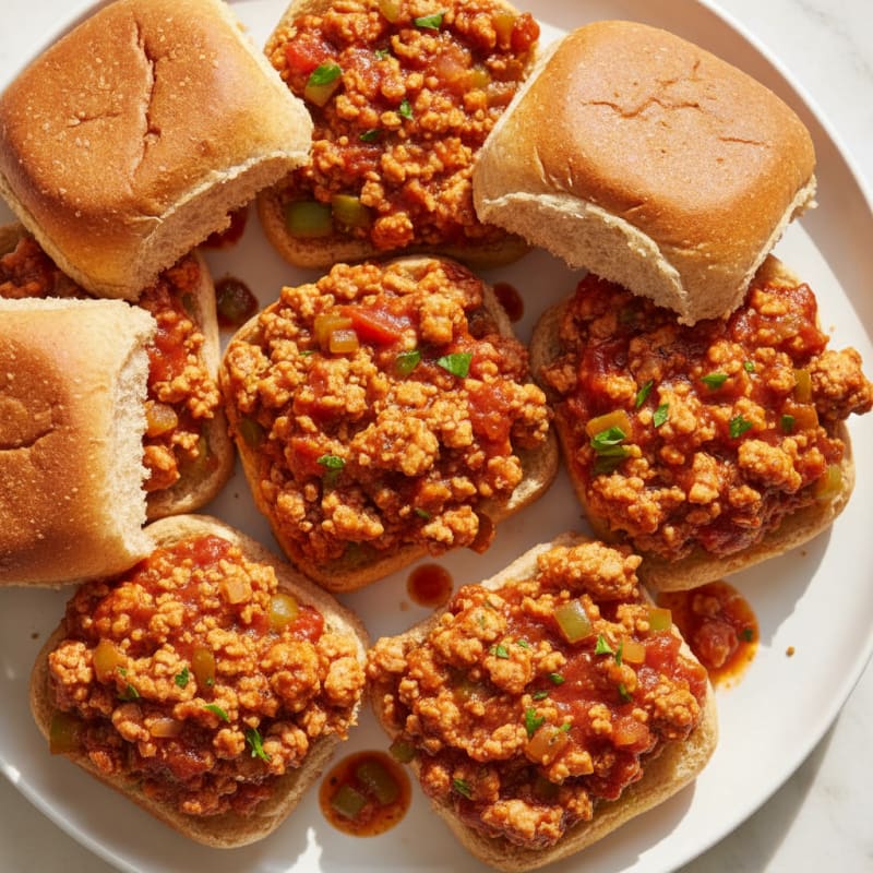 Sweet and Tangy Sloppy Joe Sliders