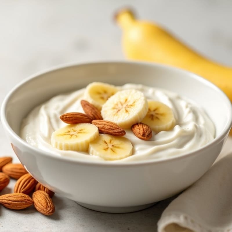 Creamy Greek Yogurt Bowl with Sliced Banana