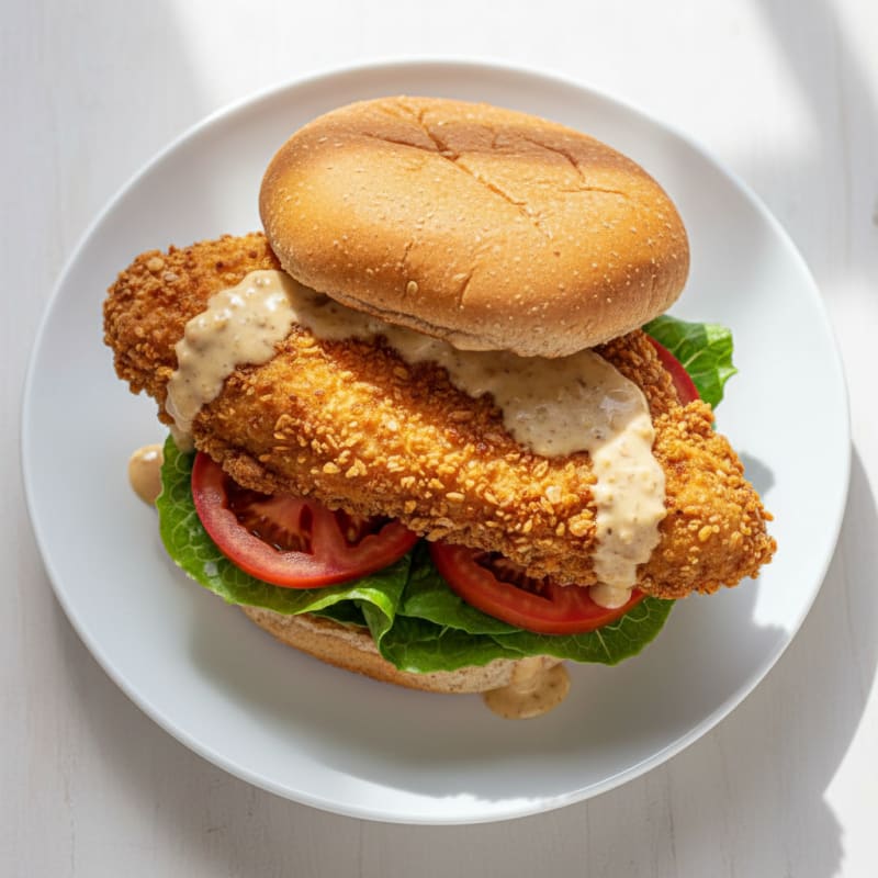 Crispy Buttermilk Fried Chicken Sandwich