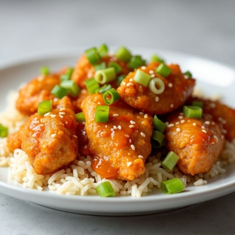 Crispy Baked Orange Chicken