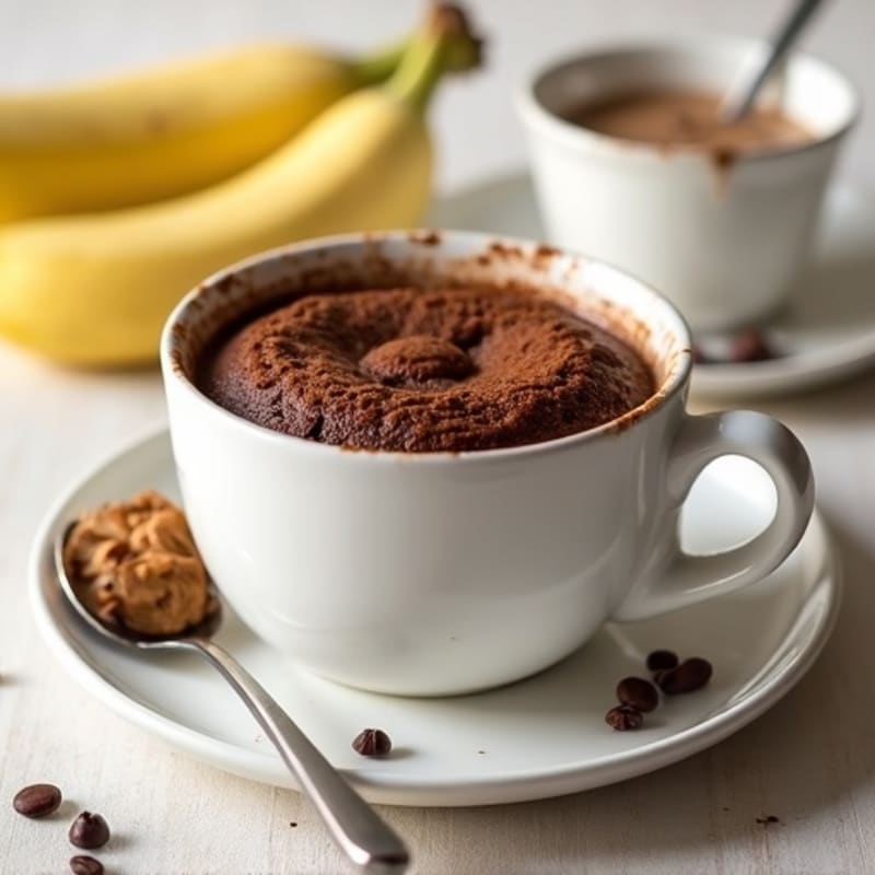 Healthy Chocolate Protein Mug Cake