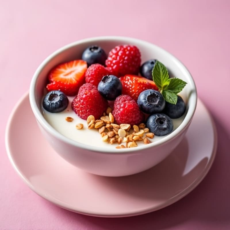 Silky Protein-Rich Quark Bowl with Fresh Berries