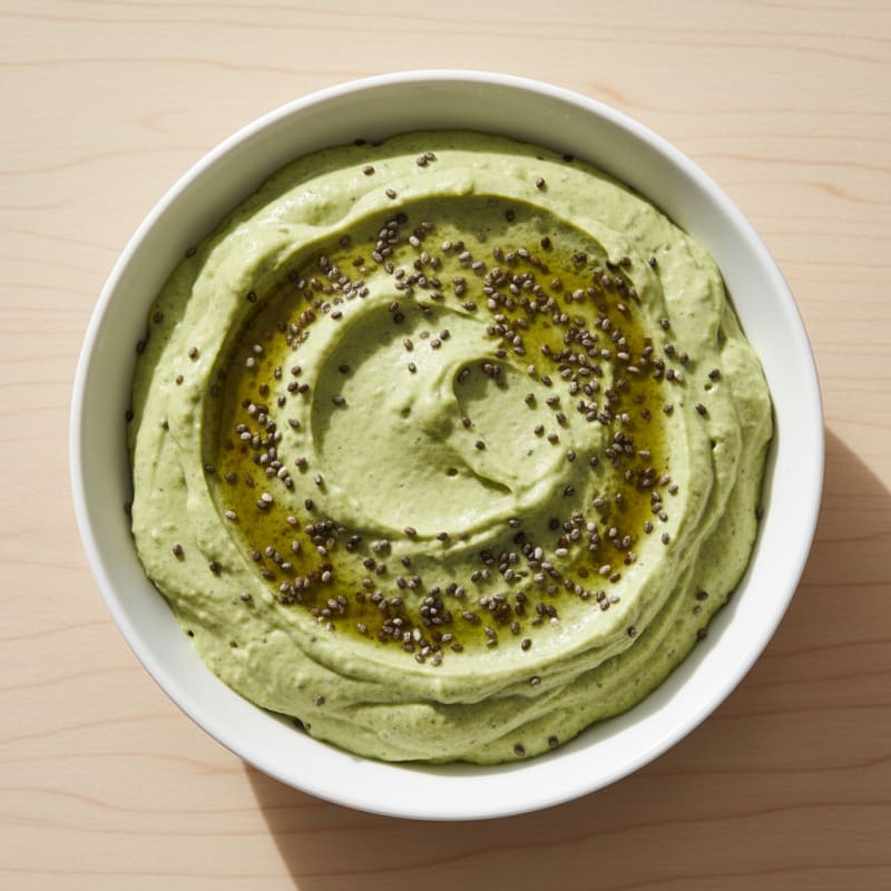 Creamy Matcha Protein Pudding with Chia Seeds