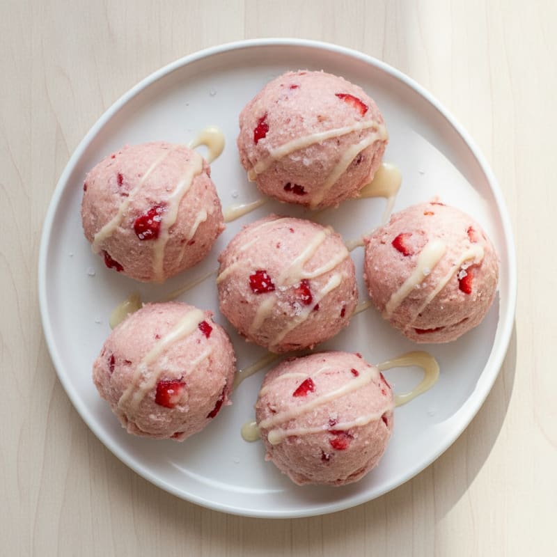 Strawberry Coconut Cream Fat Bombs