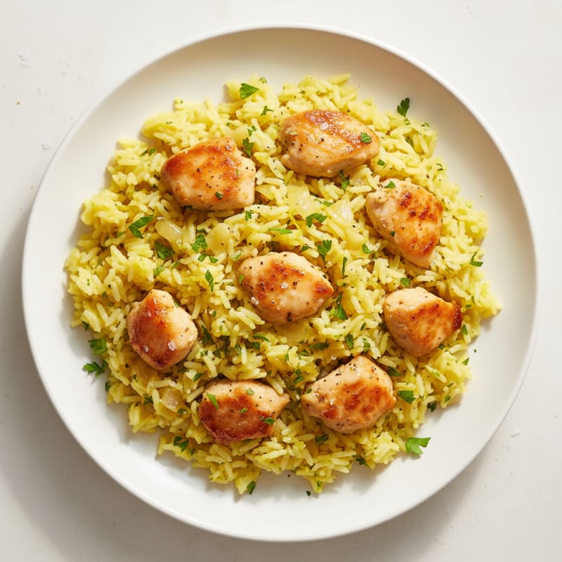 Zesty Lemon Herb Rice Pilaf