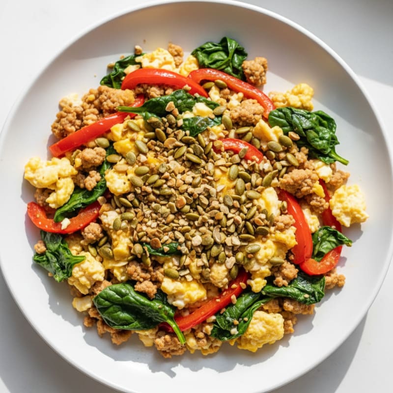 Eggs and Savory Breakfast Skillet