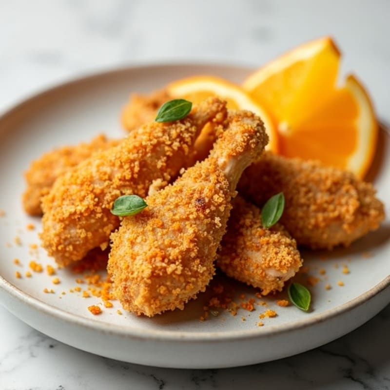 Crispy Baked Orange Chicken