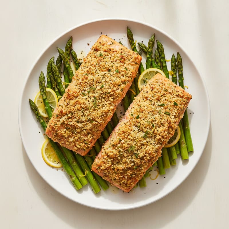 Herb-Crusted Baked Salmon