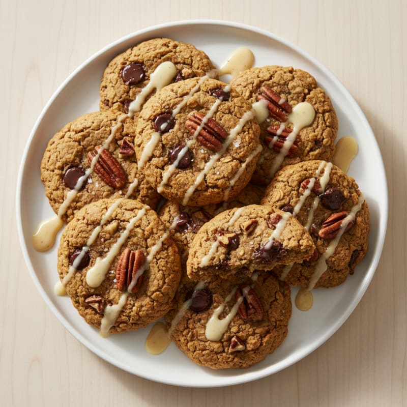 High-Protein Chocolate Chip Pecan Breakfast Cookies