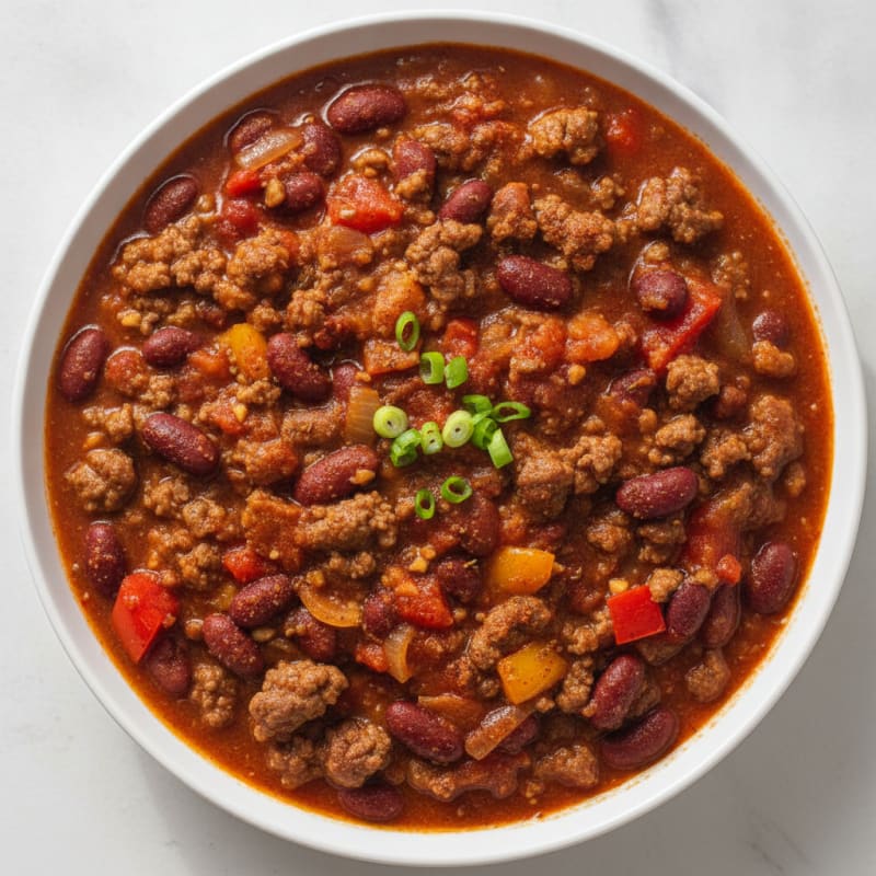 Hearty Slow Cooker Beef Chili