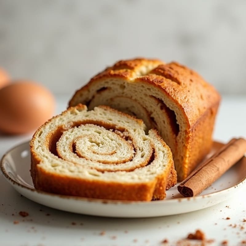 Protein-Packed Almond Flour Cinnamon Swirl Bread