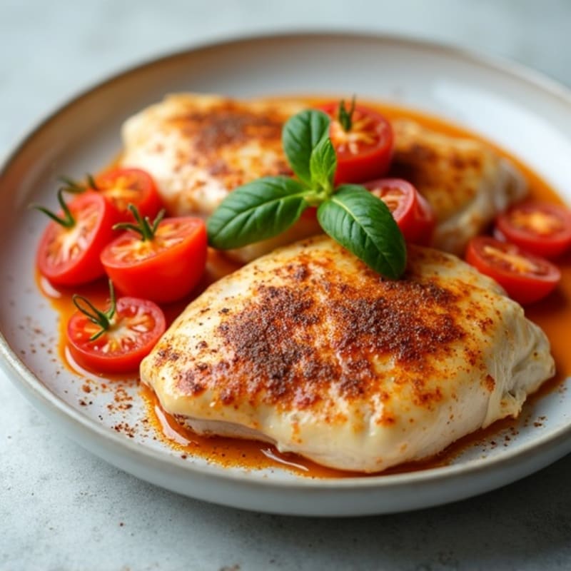 Creamy Spiced Chicken with Tomatoes