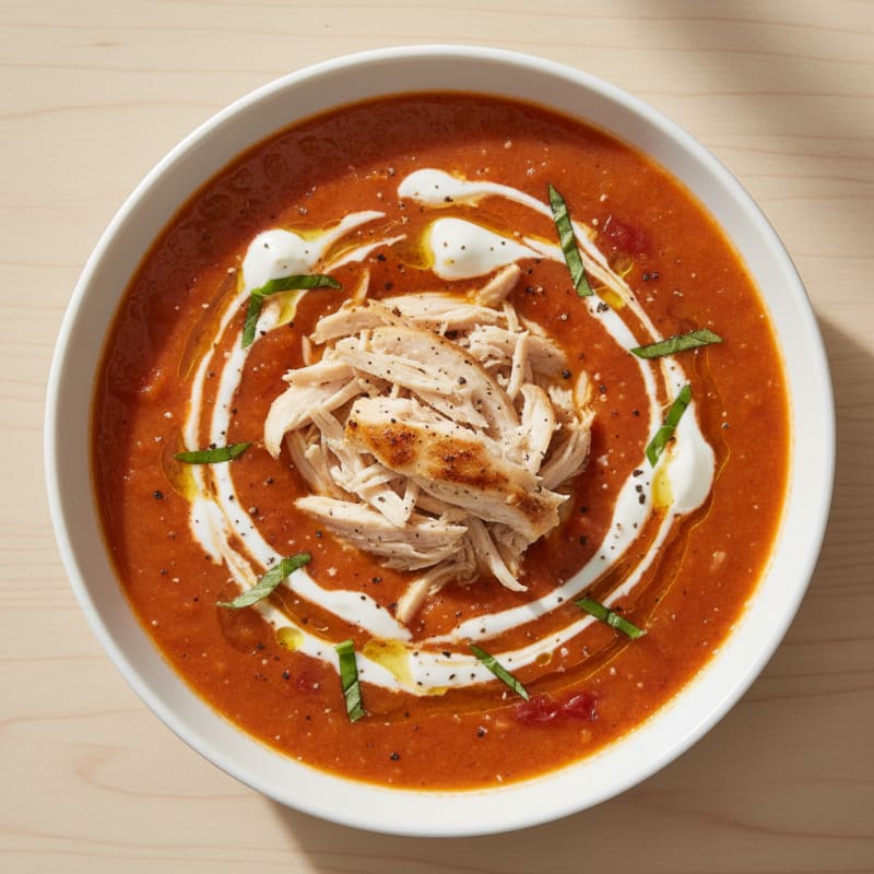 Creamy Roasted Tomato Basil Soup