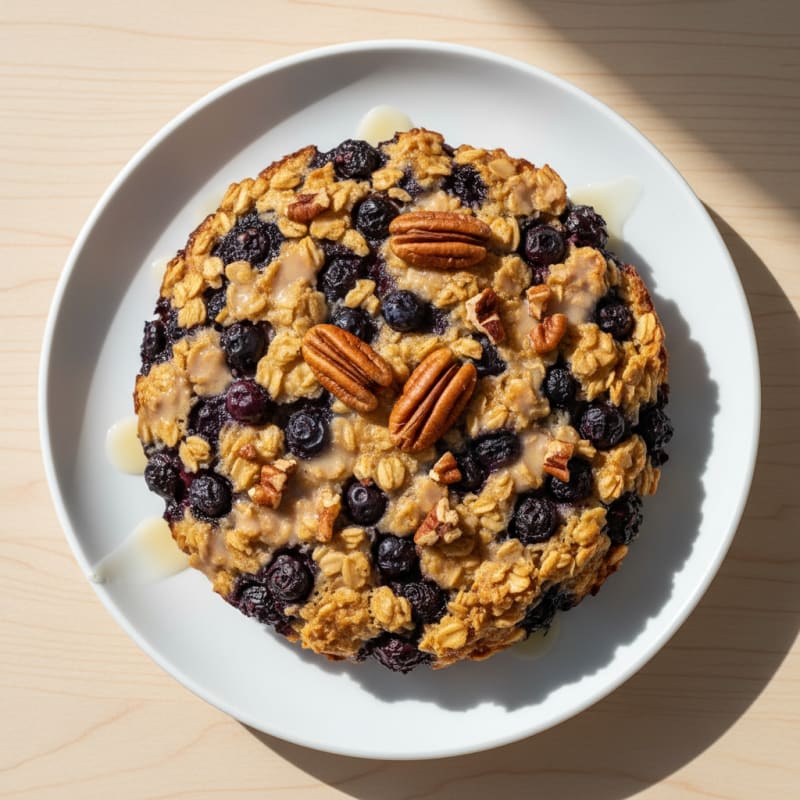 Blueberry Pecan Baked Oatmeal