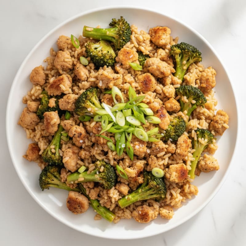 Ginger-Garlic Turkey & Broccoli Stir-Fry