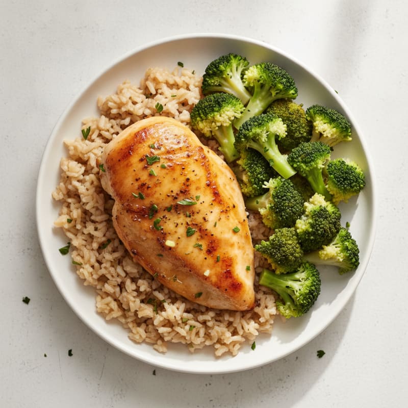 Lemon-Herb Roasted Chicken with Rice