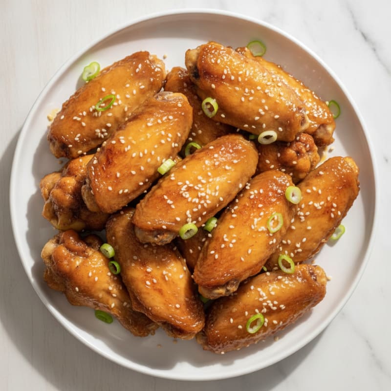 Honey-Garlic Glazed Chicken Wings