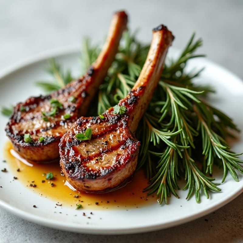 Grilled Herb Lamb Chops