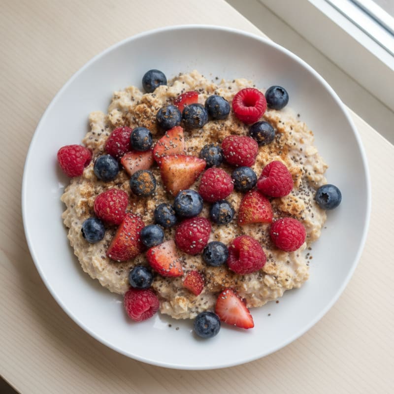 Protein-Packed Berry Overnight Oats