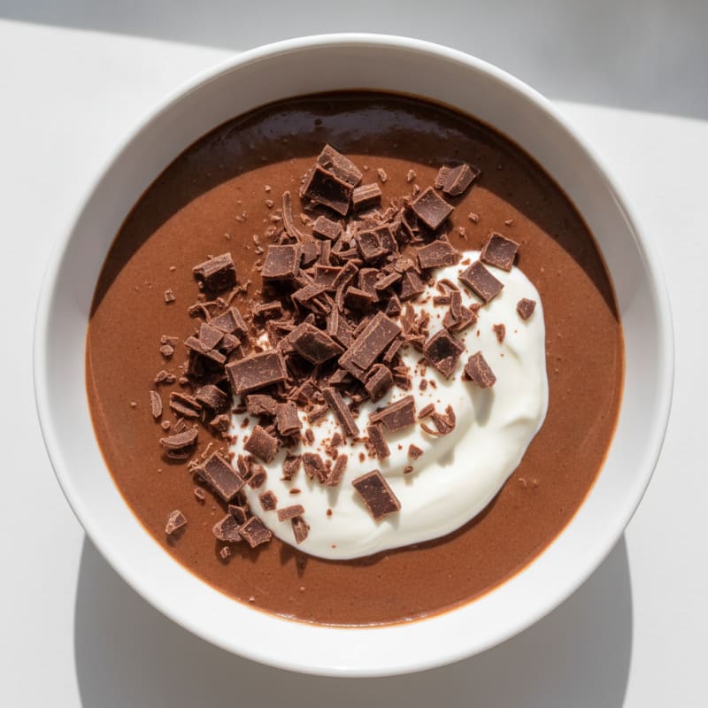 Creamy Chocolate Protein Mousse with Greek Yogurt