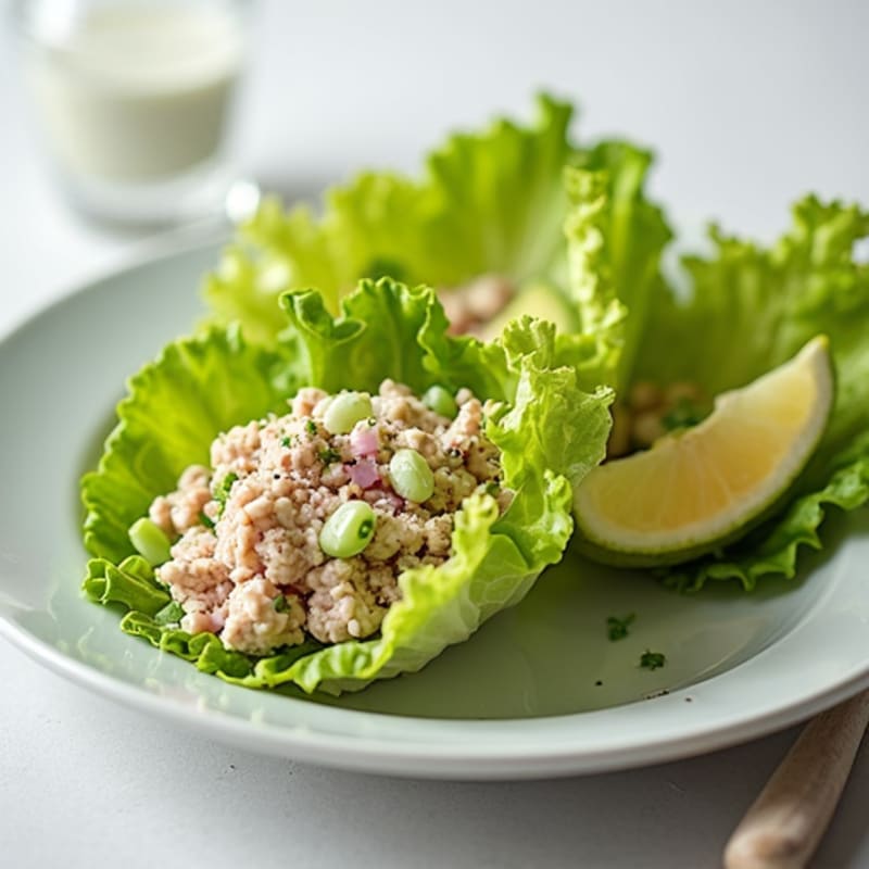 Tuna Salad Lettuce Wraps