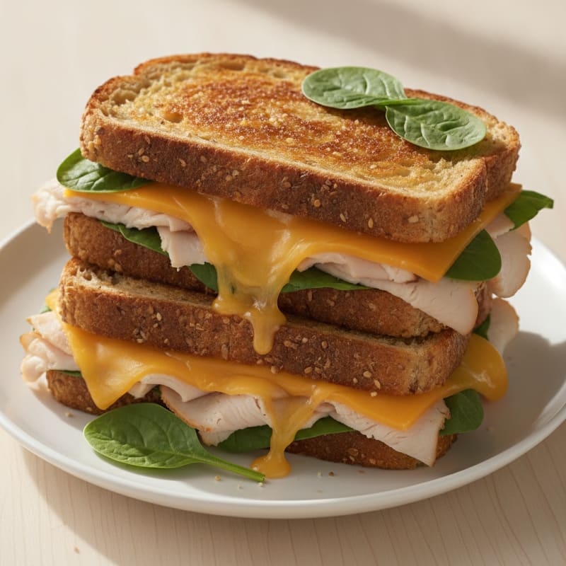 Ultimate Triple-Decker Grilled Cheese