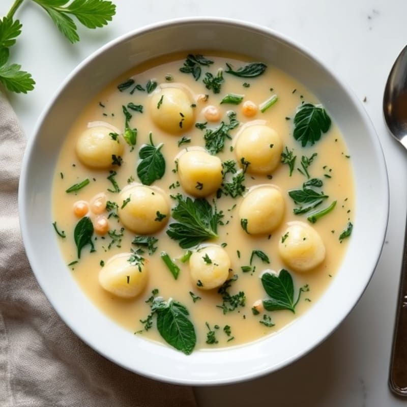 Creamy Herb Chicken Gnocchi Soup