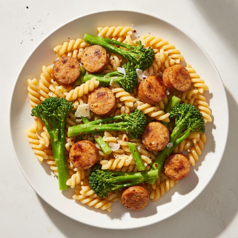 Chicken Sausage and Broccolini Pasta