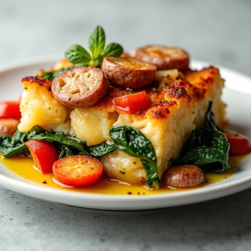 Savory Baked Lean Sausage and Roasted Potato Casserole