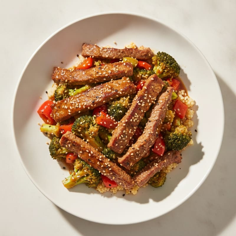Sesame Beef & Broccoli Stir-Fry