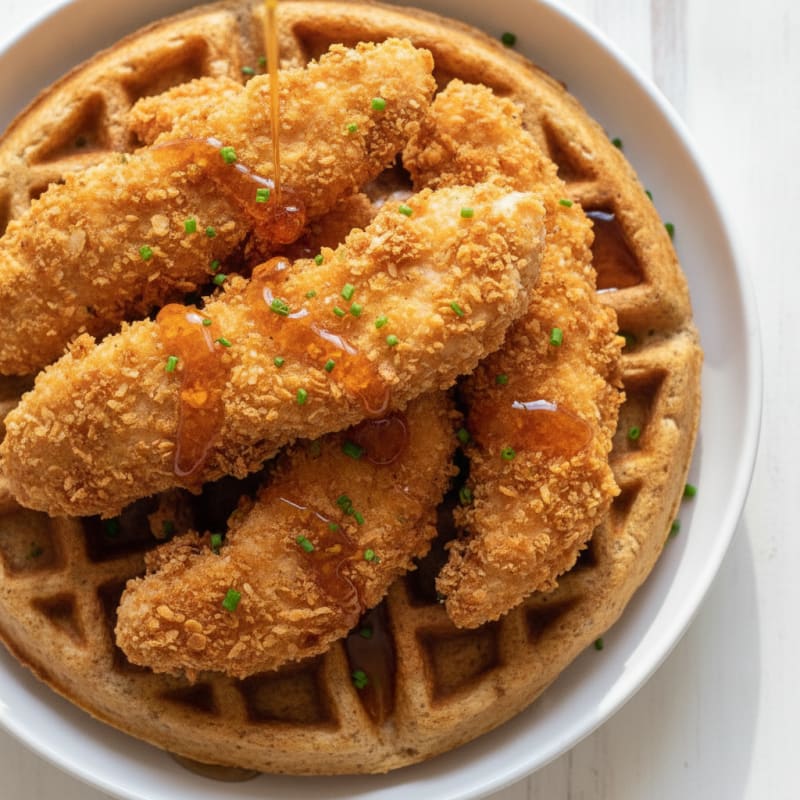 Golden Chicken & Waffles