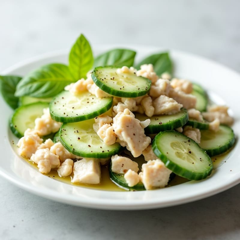 Tuna Cucumber Salad