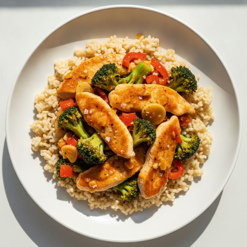 Orange Glazed Chicken Stir-Fry
