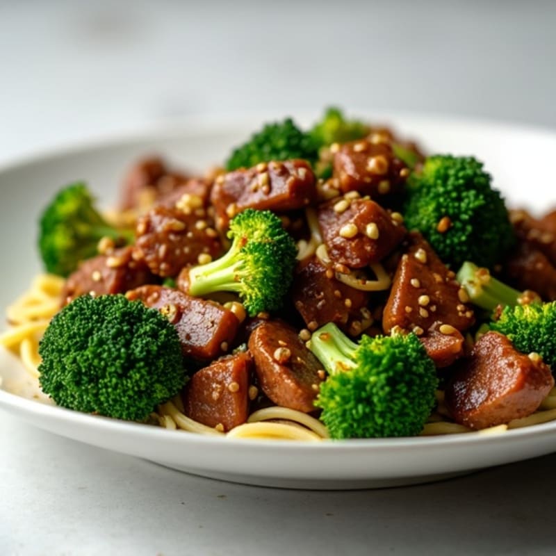 Lean Beef and Crispy Broccoli Stir-Fry