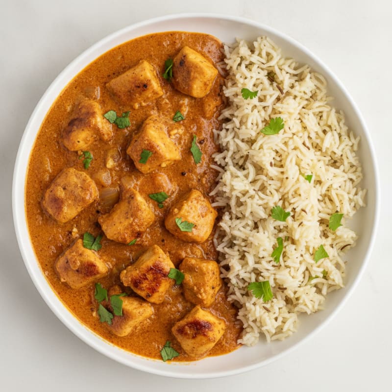 Spiced Butter Chicken with Basmati Rice