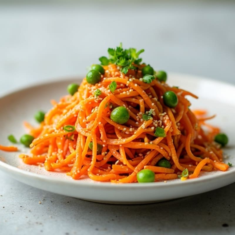 Ginger-Sesame Fermented Carrot Slaw