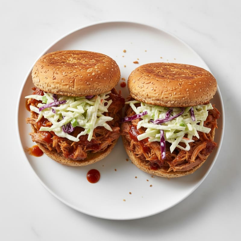 Slow-Cooked BBQ Pulled Pork Sandwiches