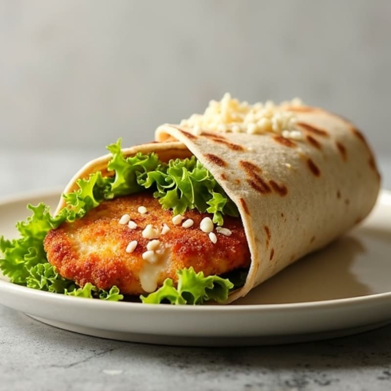Crispy Chicken Caesar Wrap