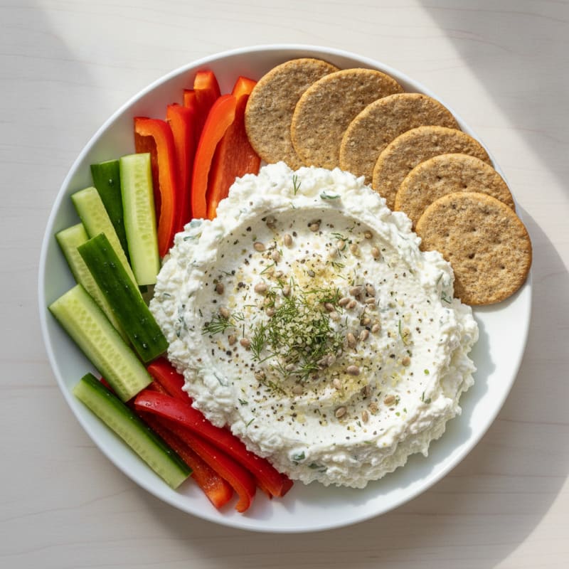 Savory Cottage Cheese Herb Dip